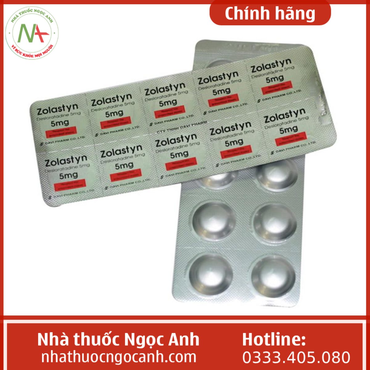 Thuốc Zolastyn 5mg