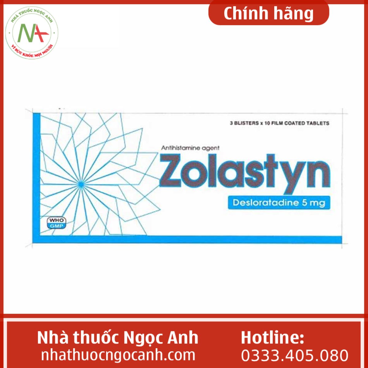 Thuốc Zolastyn 5mg