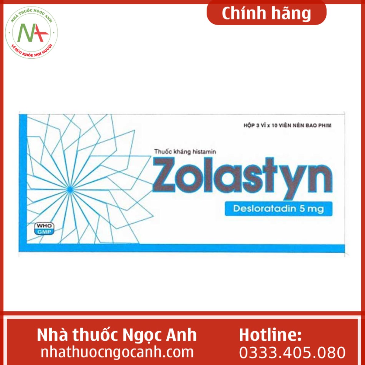 Thuốc Zolastyn 5mg