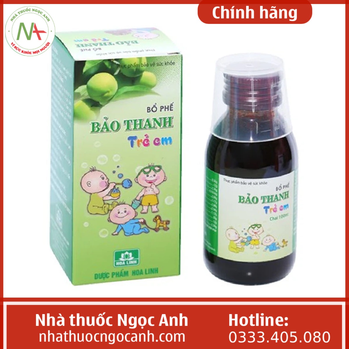 Bổ Phế Bảo Thanh Trẻ Em