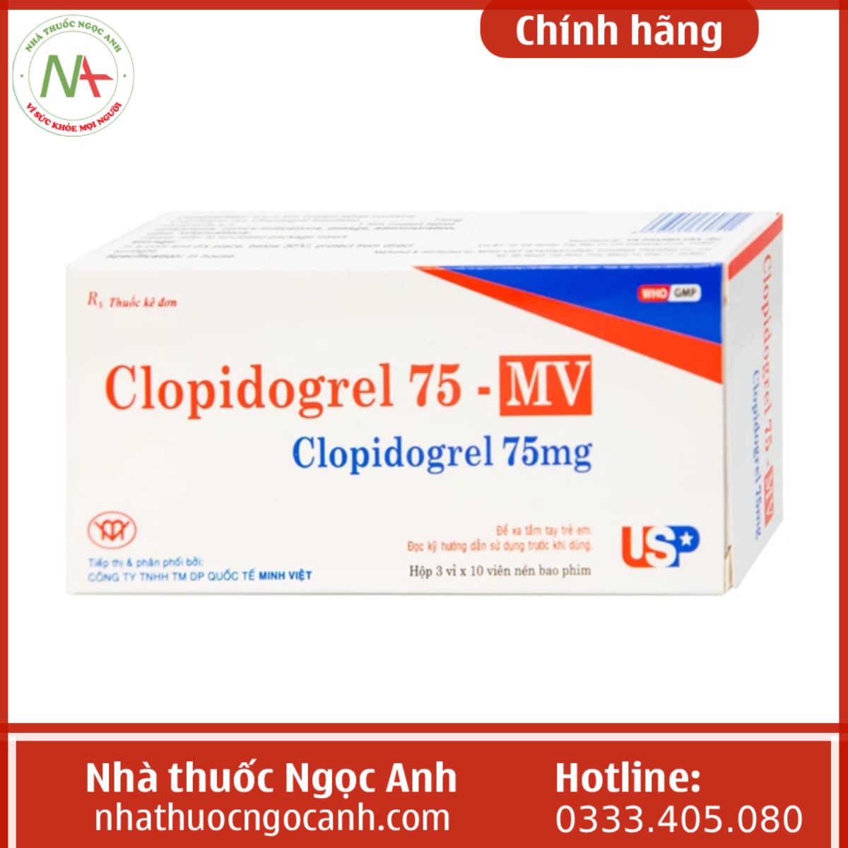 Clopidogrel 75-MV