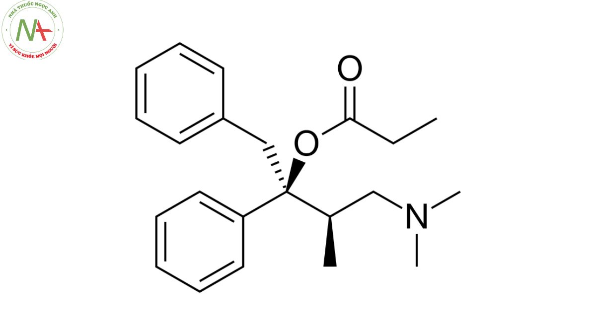 Cấu trúc phân tử Dextropropoxyphene