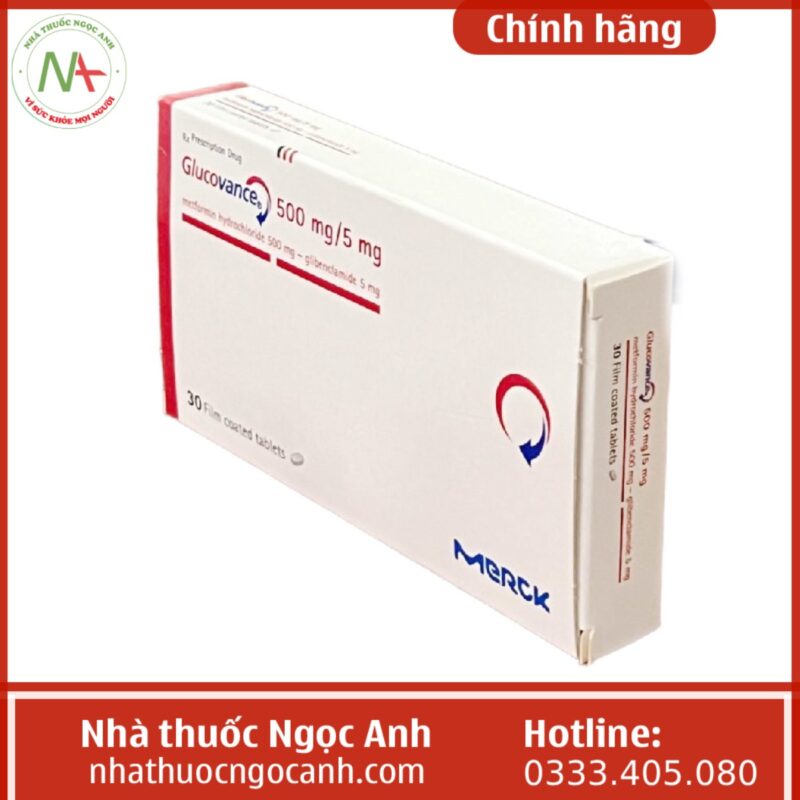 Thuốc Glucovance 500 mg/5 mg là thuốc gì, giá bao nhiêu, uống trước hay ...