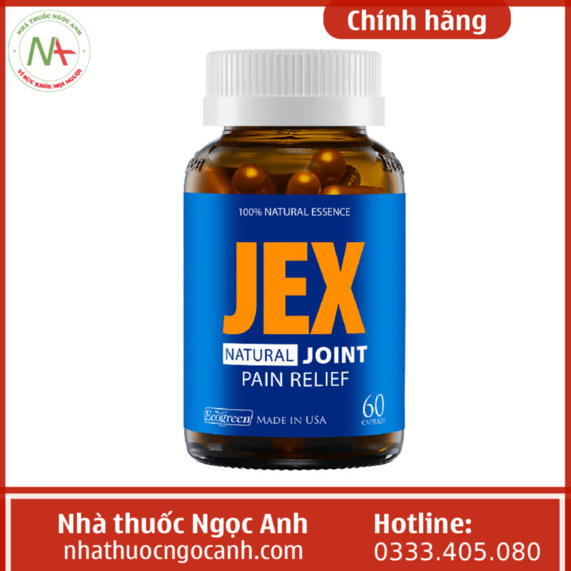 Thuốc JEX Natural Joint Pain Relief (60viên) có tốt không, giá bao