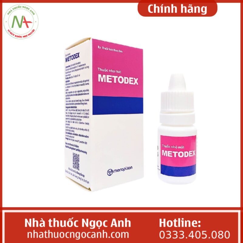 Methodex Modagon Thuốc nhỏ mắt Metodex 5ml giá bao nhiêu, dùng cho trẻ mấy tuổi, mua ở đâu?