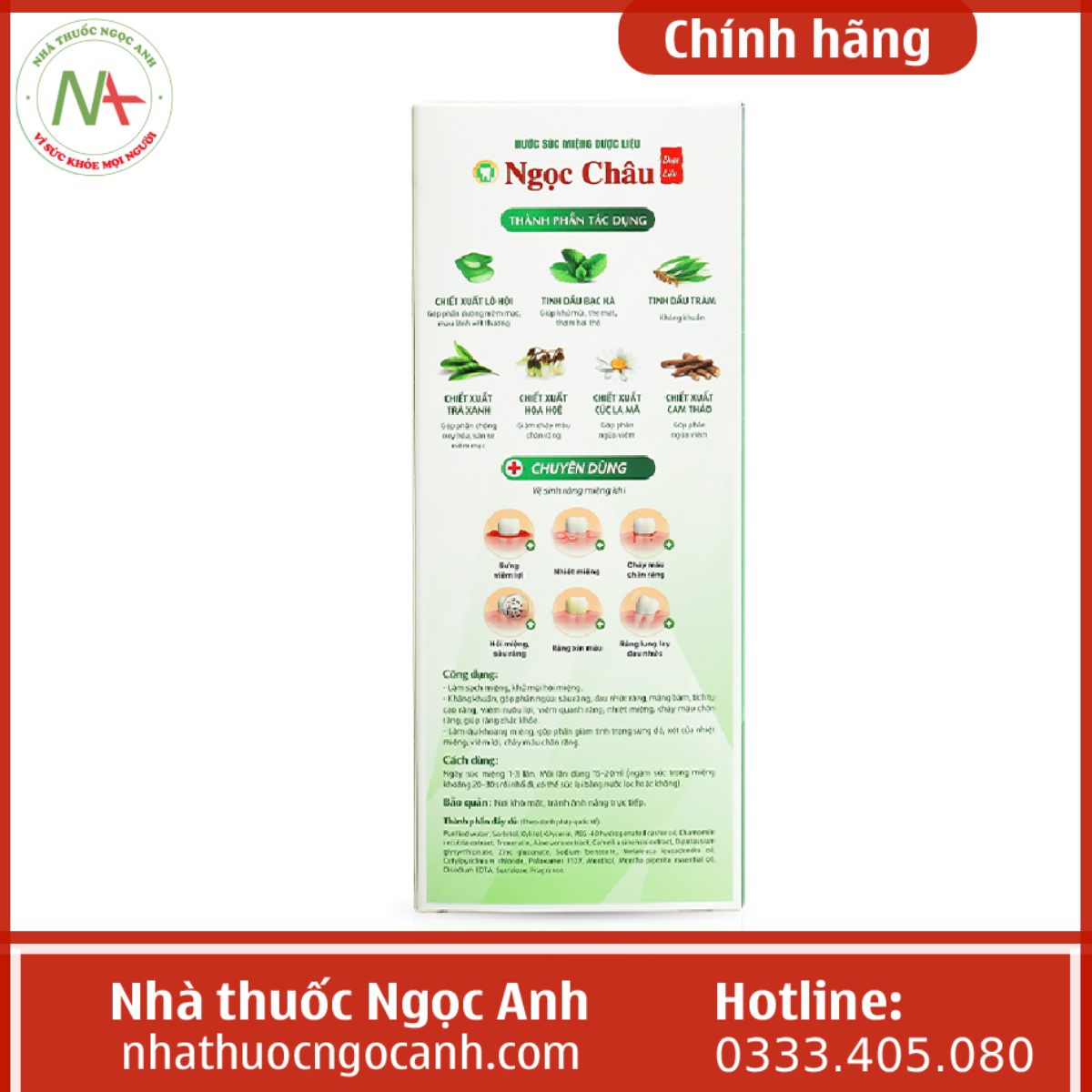 Nuoc suc mieng duoc lieu Ngoc Chau