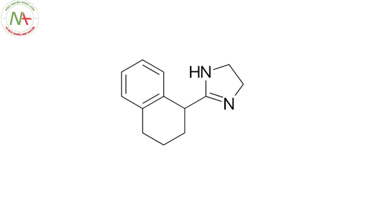 Cấu trúc phân tử Tetrahydrozoline 