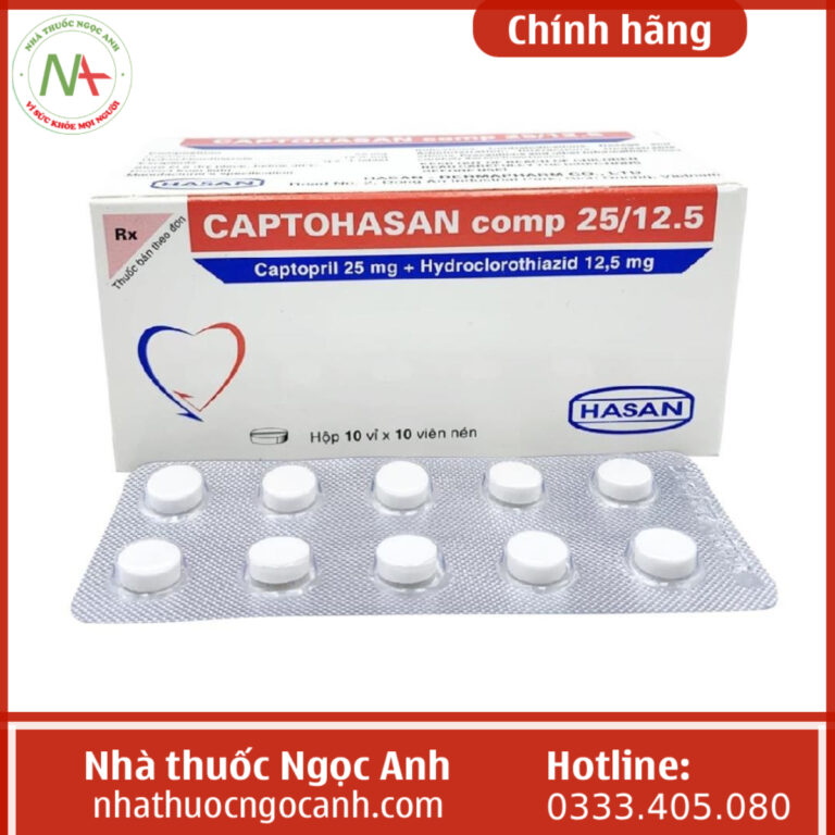 Thuốc Captohasan comp 25 12.5