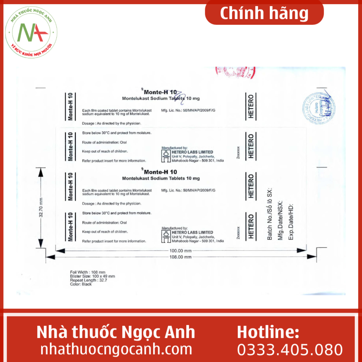 Thuốc Monte-H10