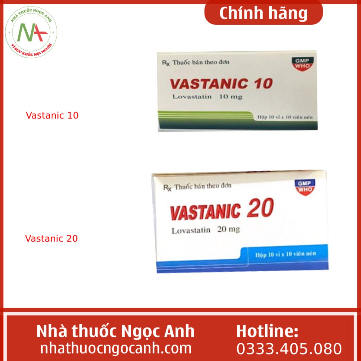 Vastanic 10 và Vastanic 20