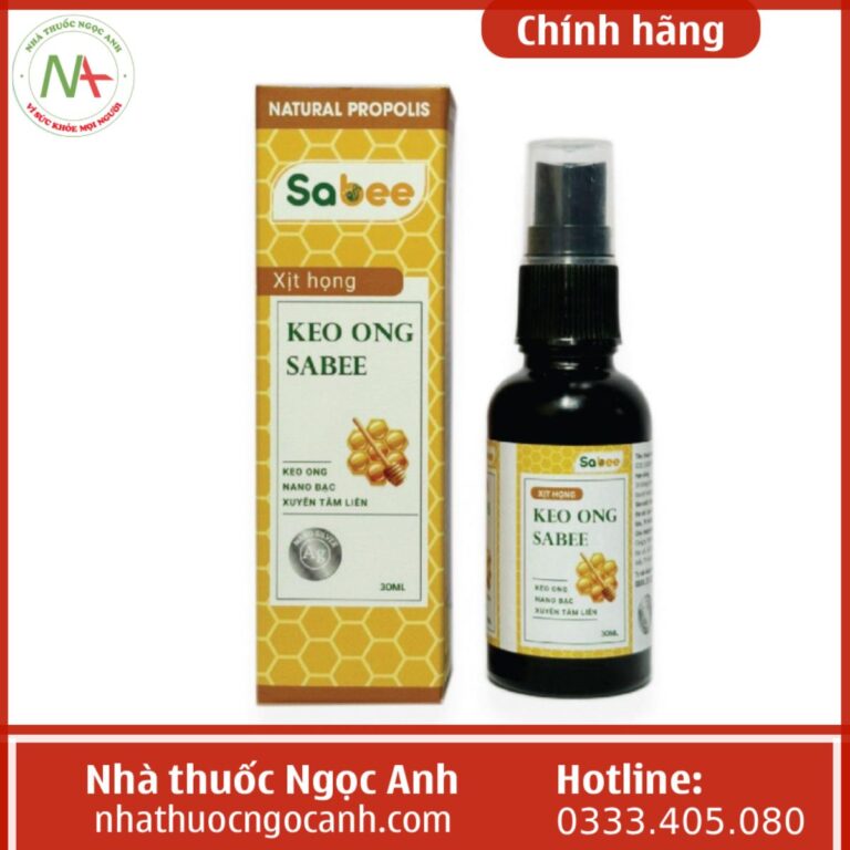 Xịt họng keo ong Sabee