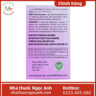 Viên uống UBB Joint Soother