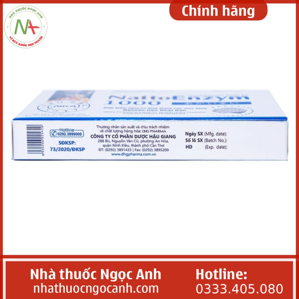 Viên uống NattoEnzym 1000 DHG