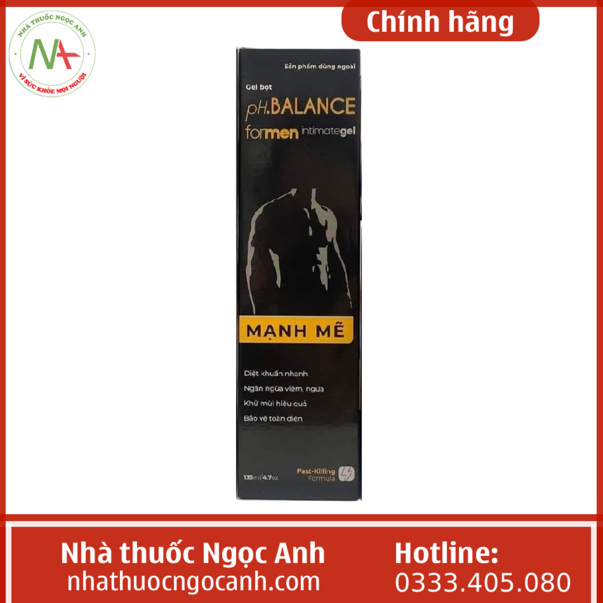 pH Balance Intimate Gel for men