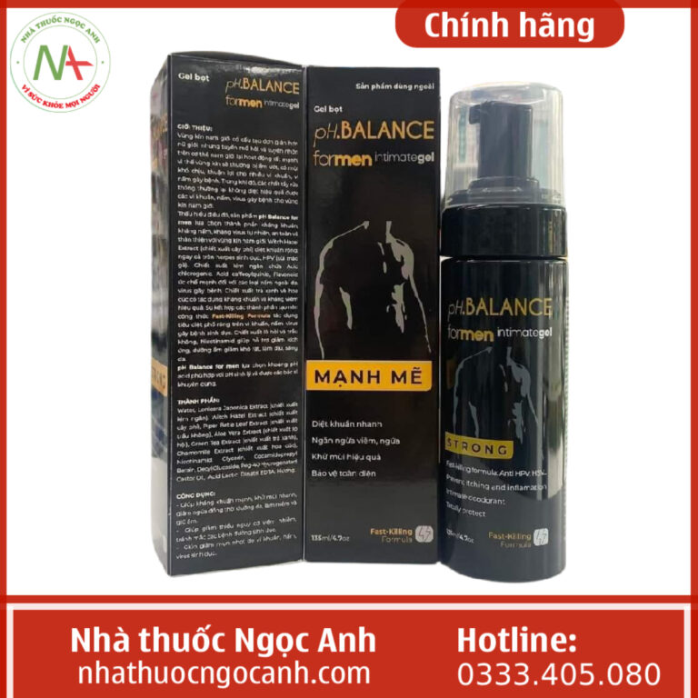 pH Balance Intimate Gel for men