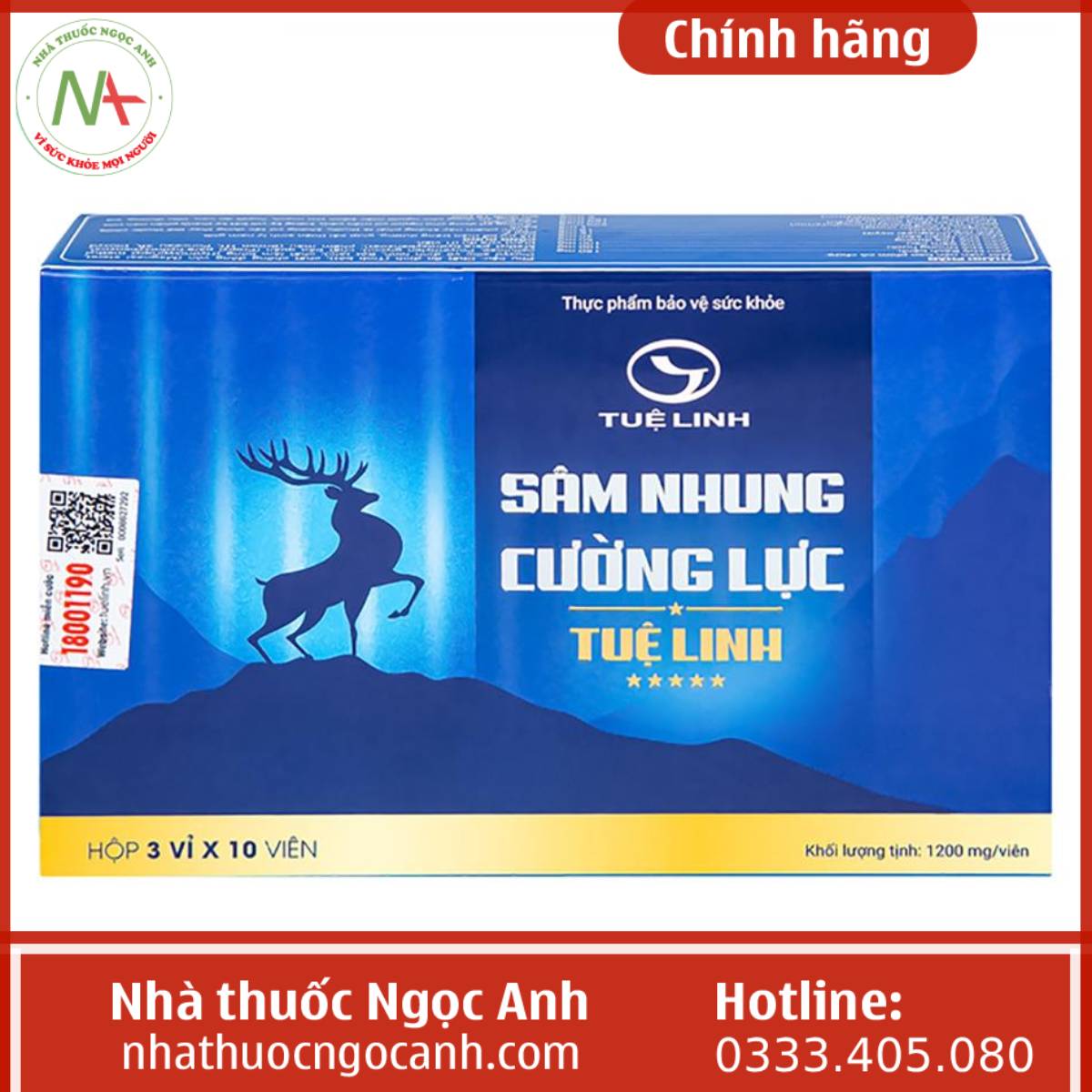 Sâm Nhung Cường Lực Tuệ Linh