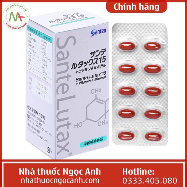 Viên uống Sante Lutax 15+ Vitamin & Mineral