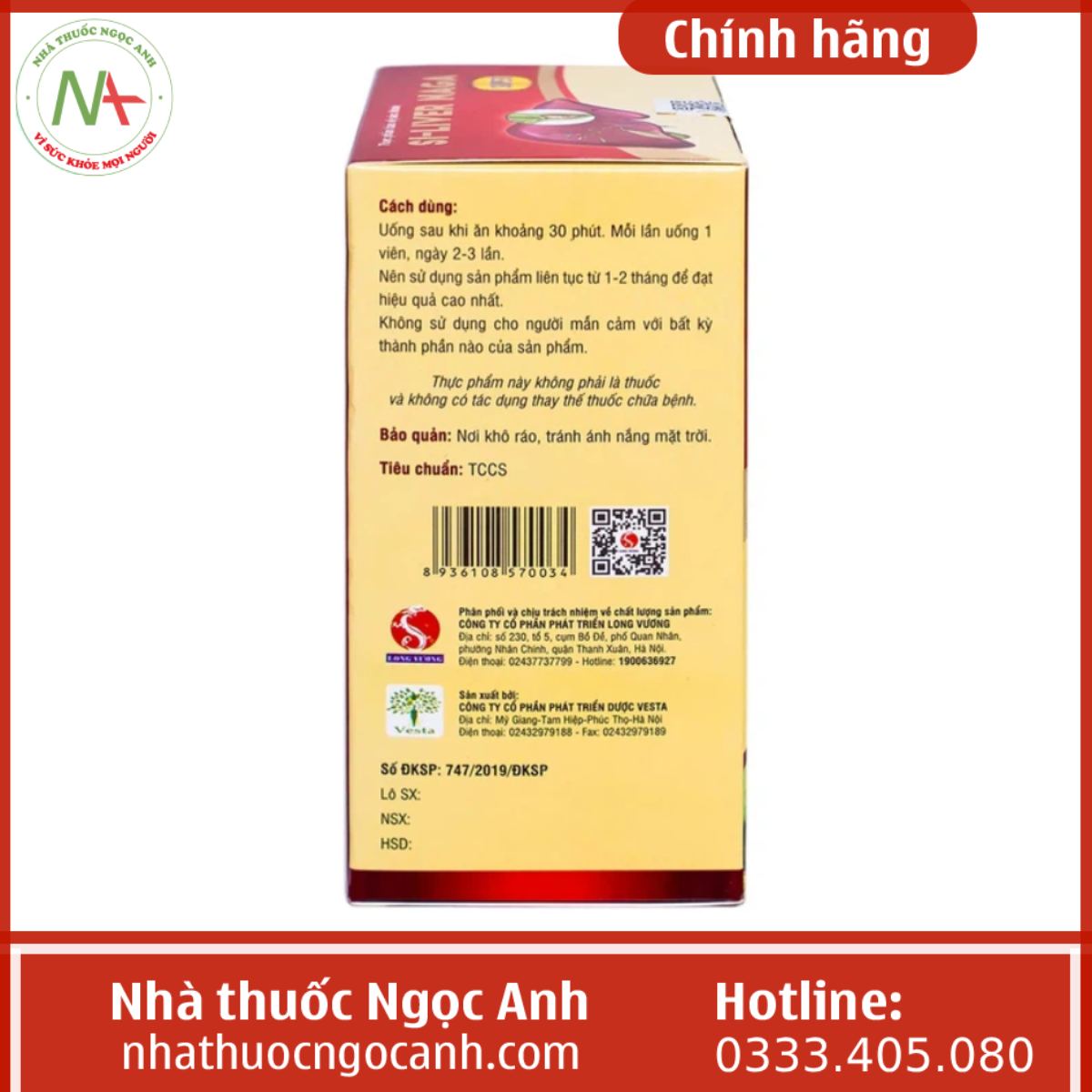 Viên uống Si-Liver Naga Super