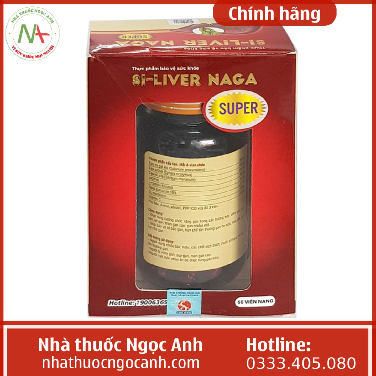 Viên uống Si-Liver Naga Super