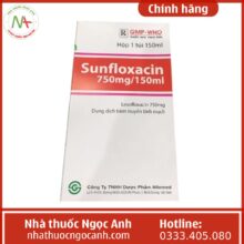 Thuốc Sunfloxacin 750mg/150ml