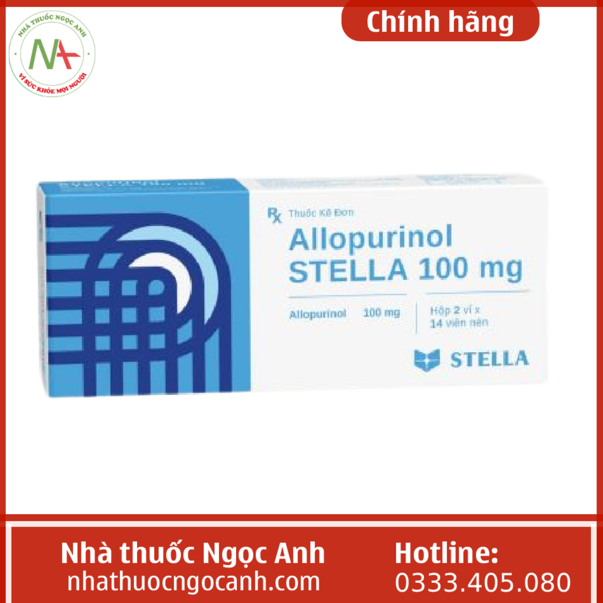 Allopurinol Stella 100 mg