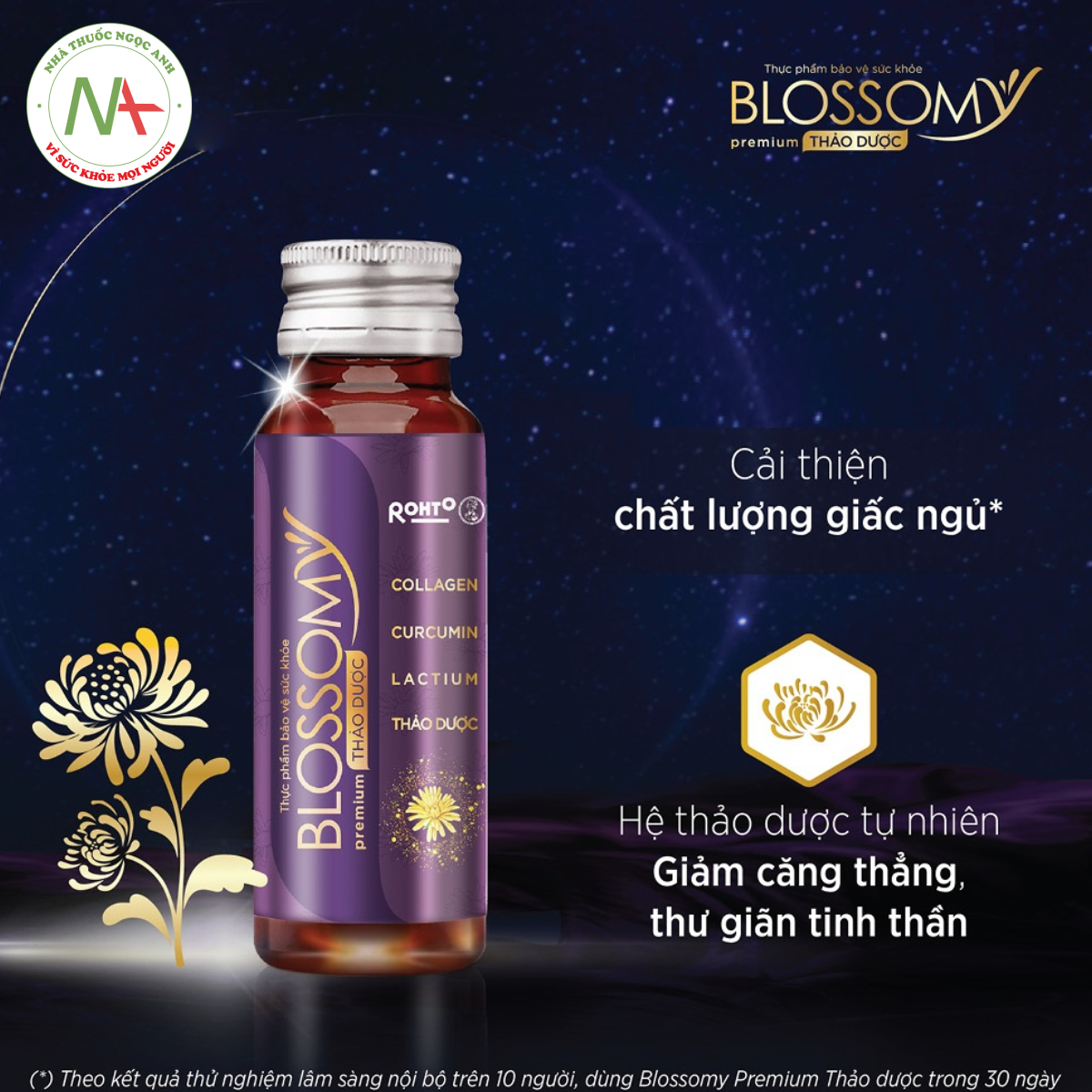 Blossomy Premium Thảo Dược giúp cải thiện giấc ngủ