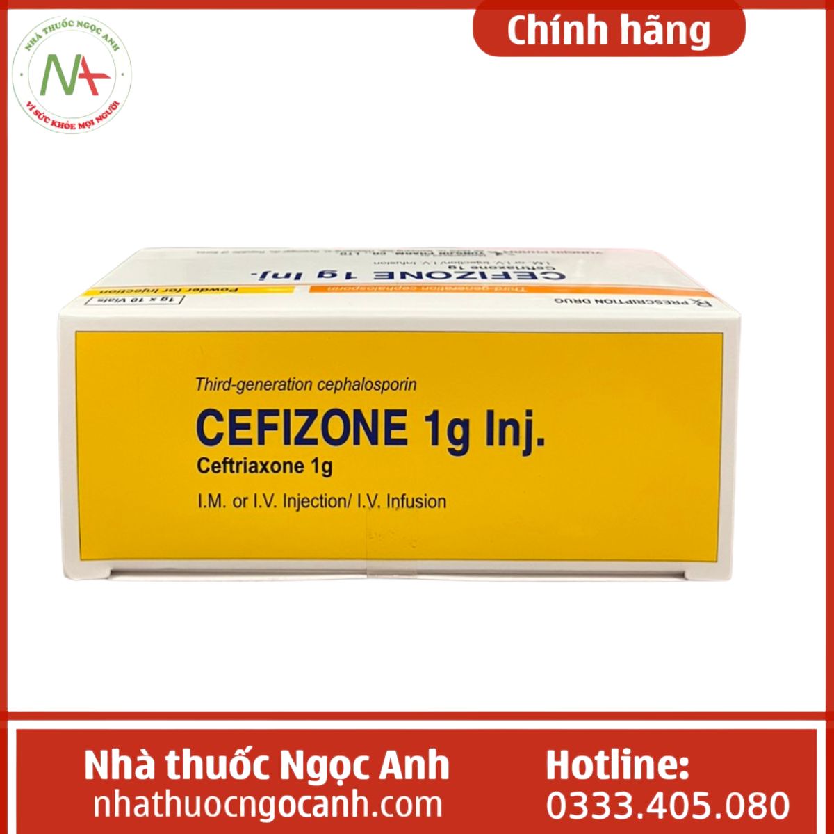 Cefizone 1g Inj