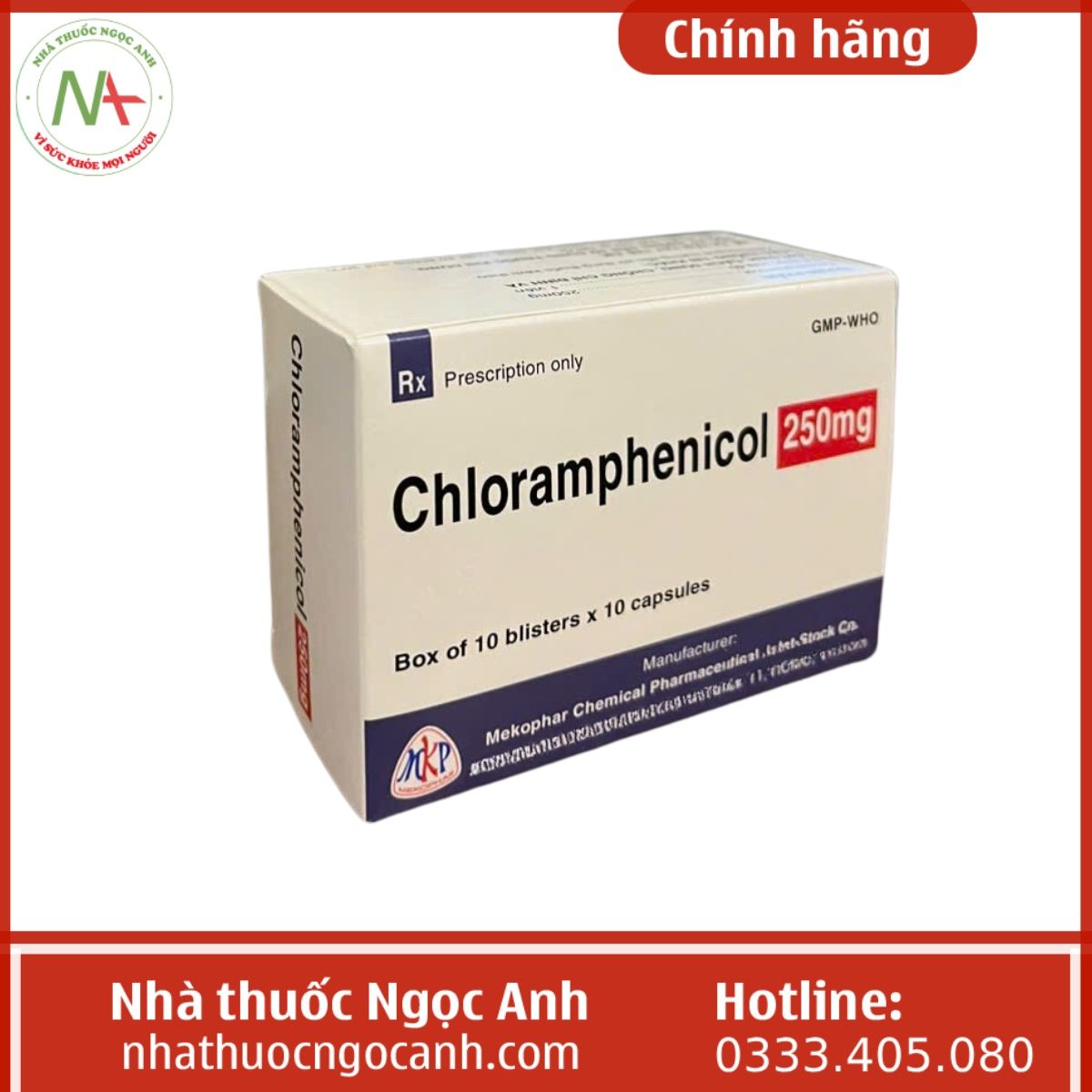 Chloramphenicol 250mg Mekophar