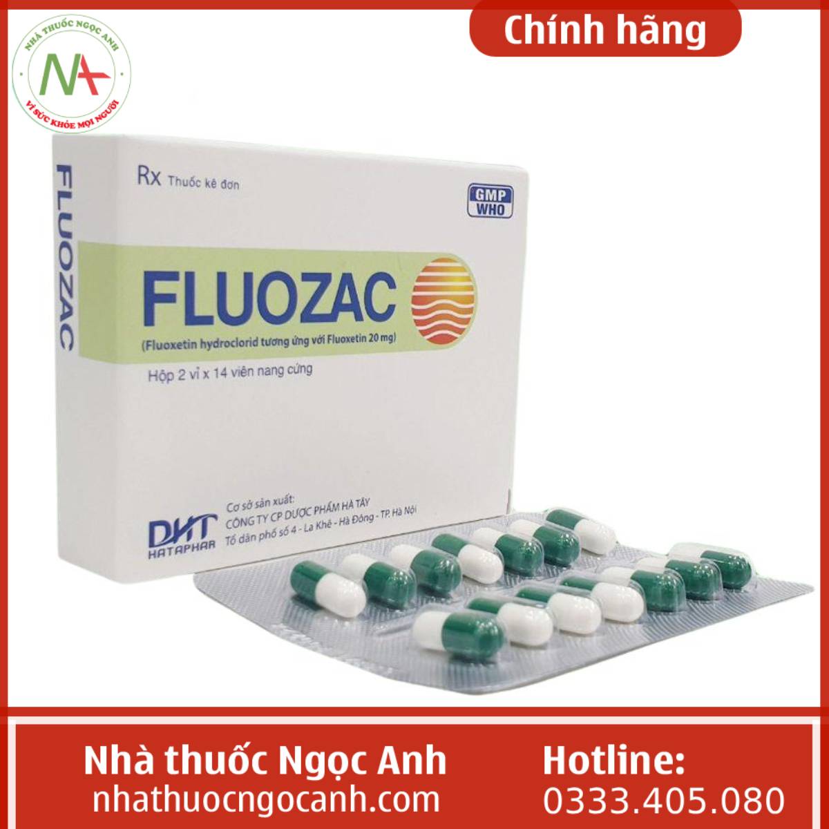 Thuốc Fluozac có tác dụng gì, giá bao nhiêu, mua ở đâu?
