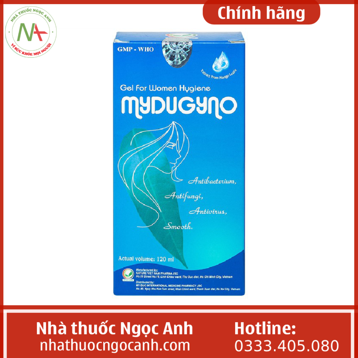 Gel vệ sinh phụ nữ Mydugyno