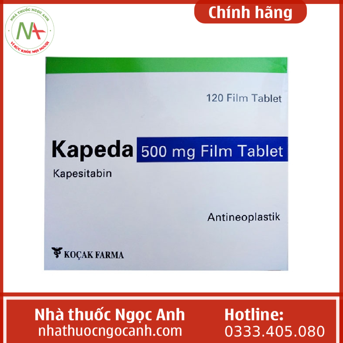 Kapeda 500mg Kocak Farma