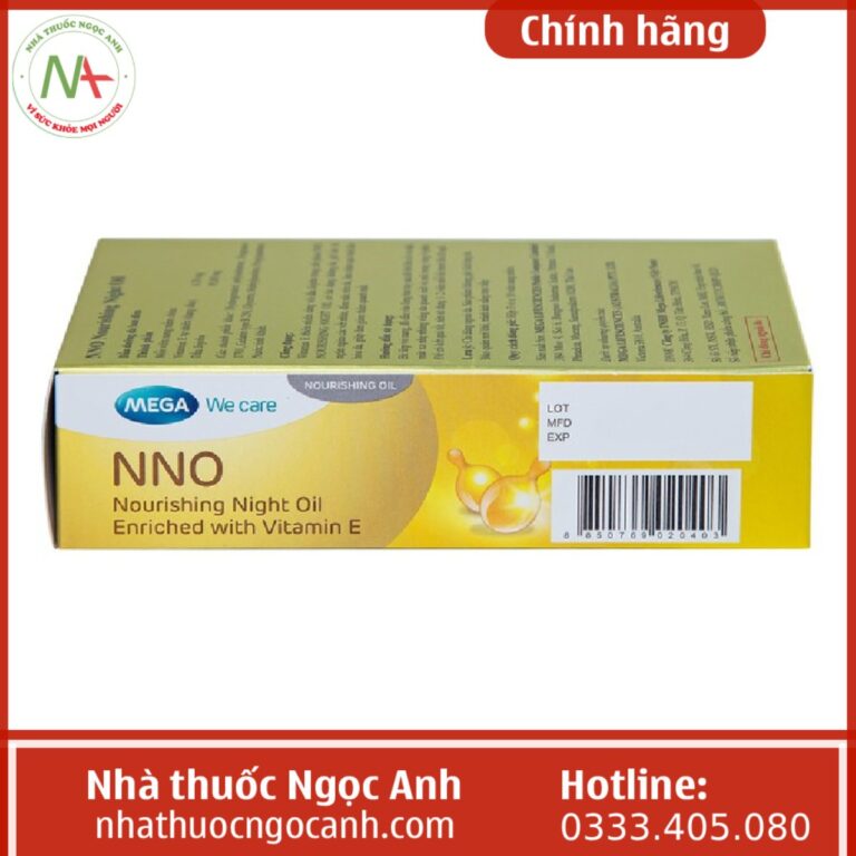NNO Nourishing Night Oil có tốt không, có tác dụng gì, cách dùng, trị ...