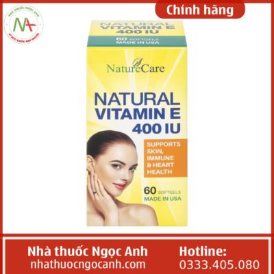 Natural Vitamin E 400 IU NatureCare