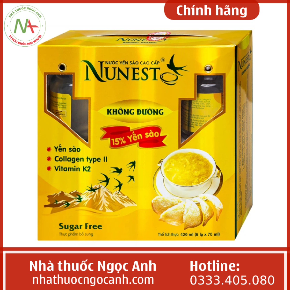 Nuoc Yen Sao Cao Cap Nunest Khong Duong