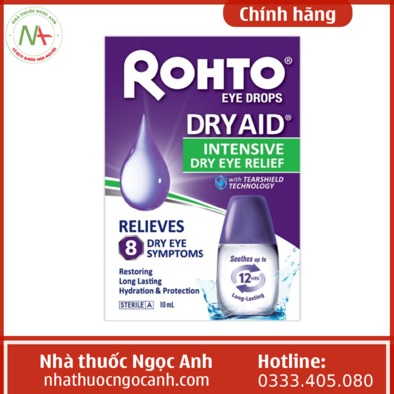 Thuốc nhỏ mắt Rohto Dry Aid giá bao nhiêu? Mua ở đâu?