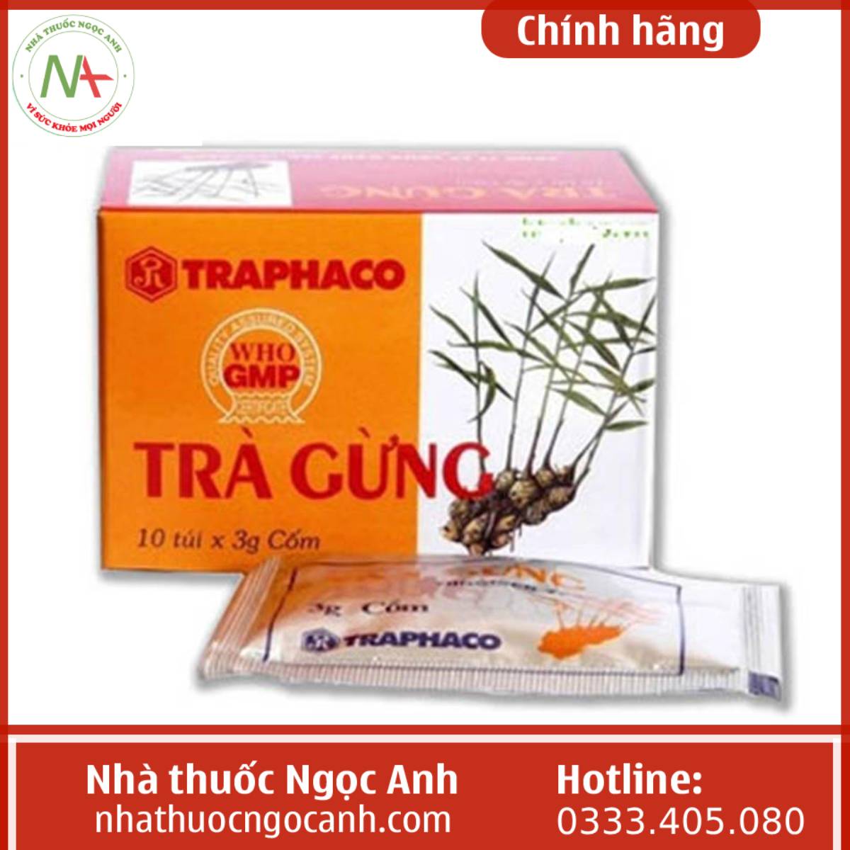 Trà gừng Traphaco