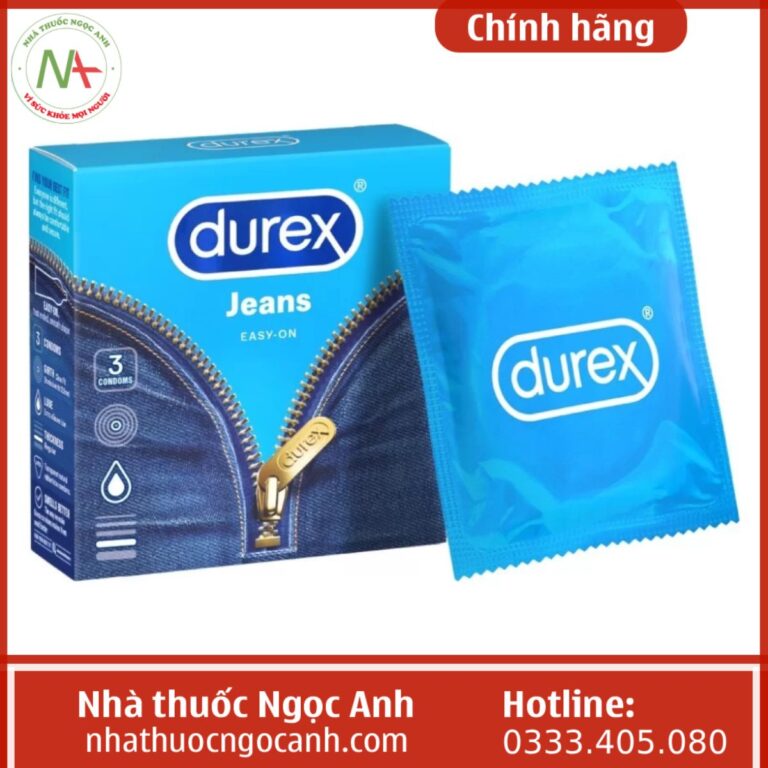 Bao cao su Durex Jeans (Hộp 3 chiếc)