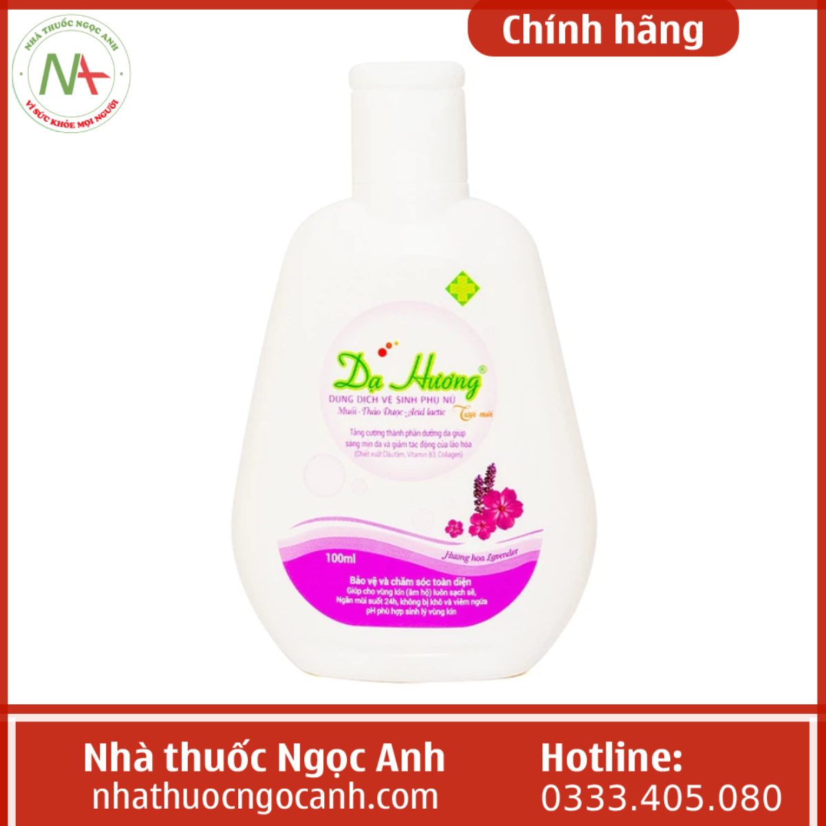 Dung dịch vệ sinh phụ nữ Dạ Hương Lavender