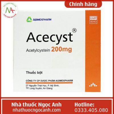 Thuốc Acecyst 200mg gói