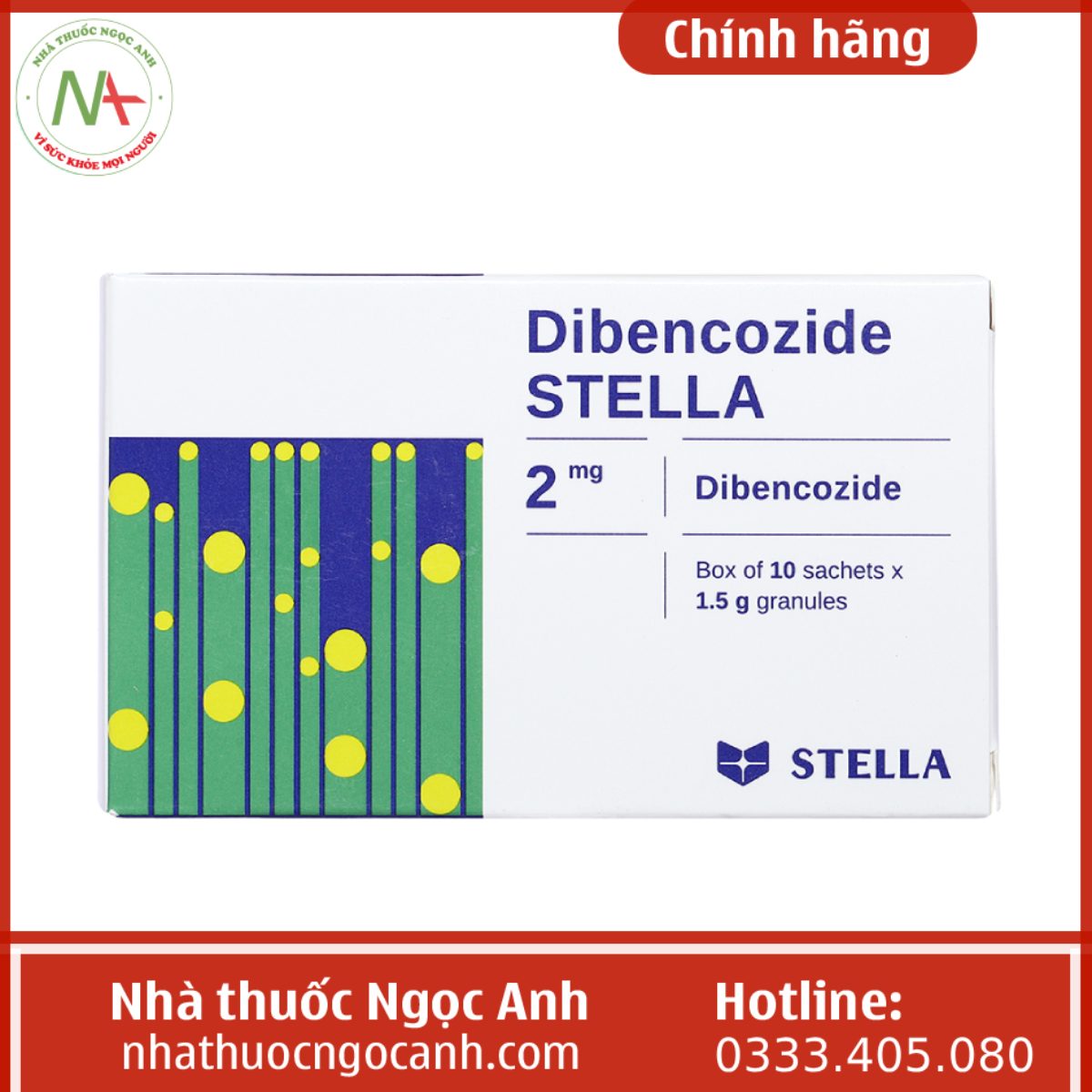 Thuốc cốm Dibencozide Stella 2mg