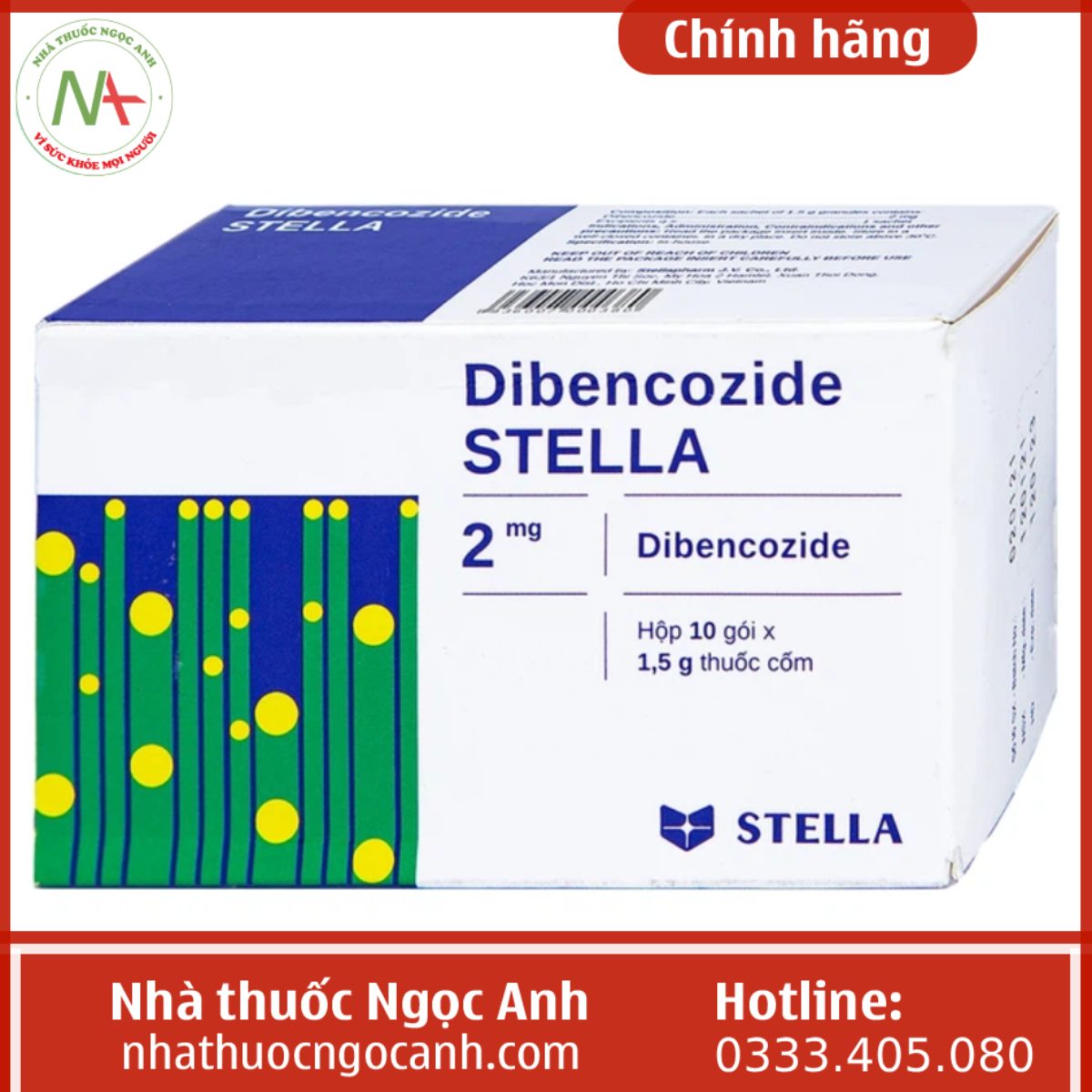 Thuốc cốm Dibencozide Stella 2mg