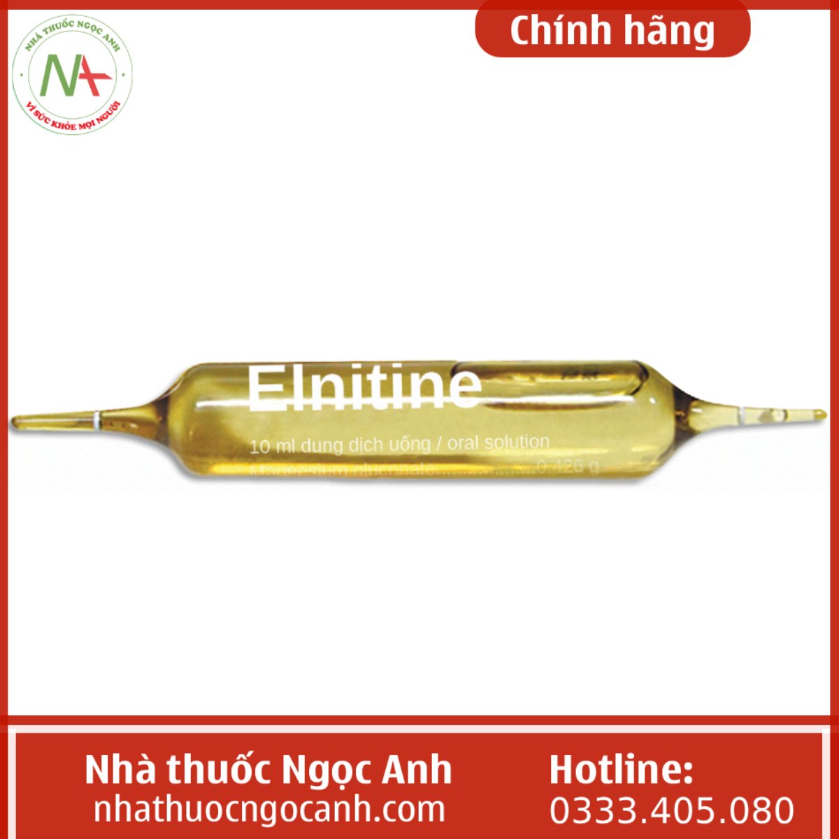 Hình ảnh thuốc Elnitine