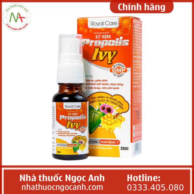 Xịt họng Propolis Ivy Royal Care