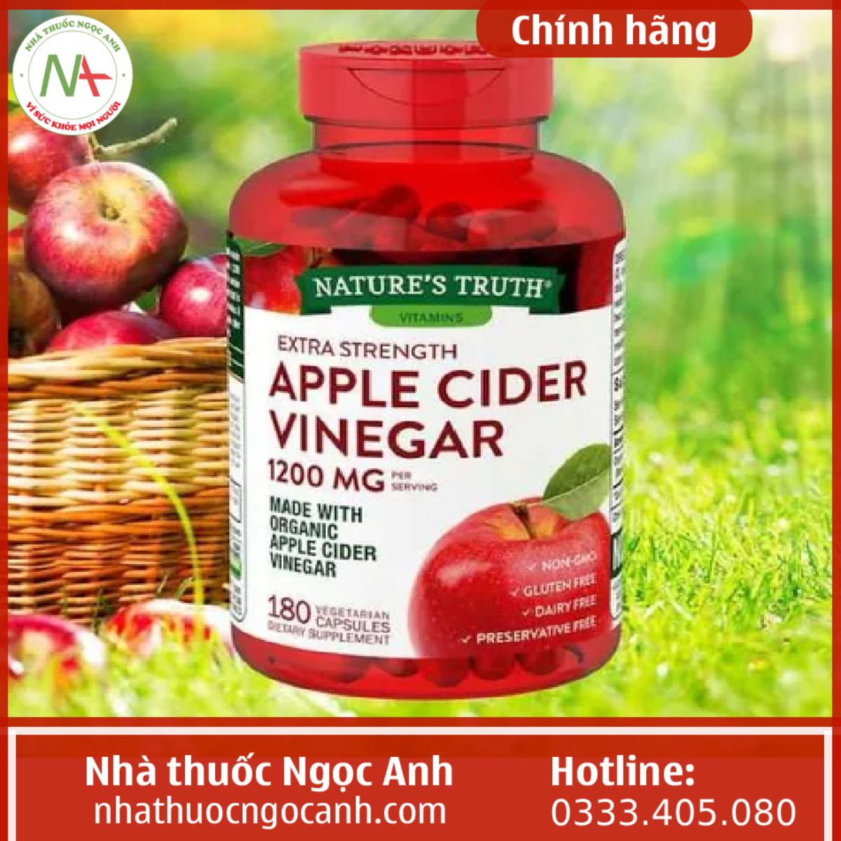 Apple Cider Vinegar Capsules Nature's Truth