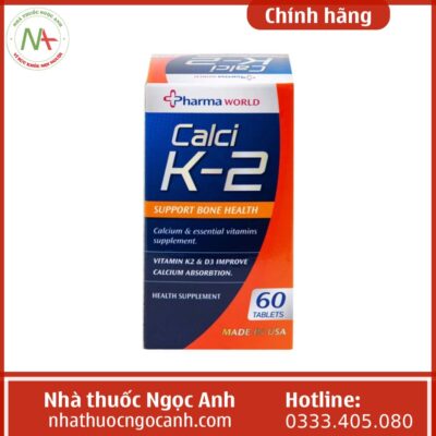 Pharma World Calci K-2 nhathuocngocanh