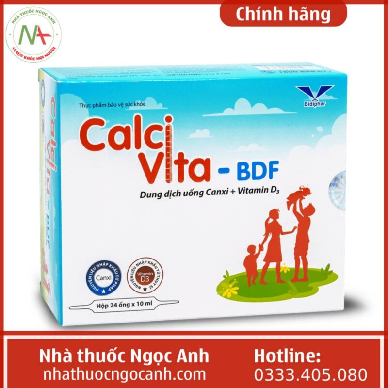 Thuốc Calci Vita - BDF có tốt không, giá bao nhiêu, mua ở đâu?