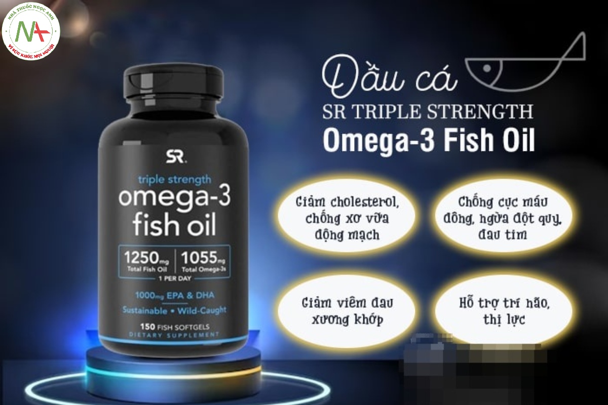 Dầu cá SR Triple Strength Omega-3 Fish Oil
