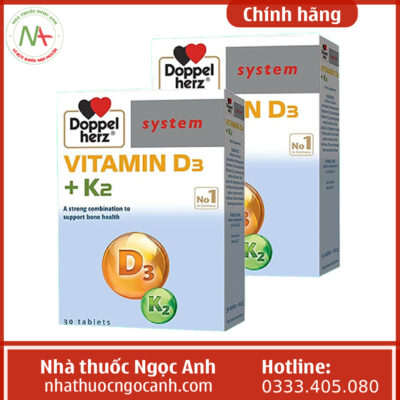 Doppelherz System Vitamin D3+K2