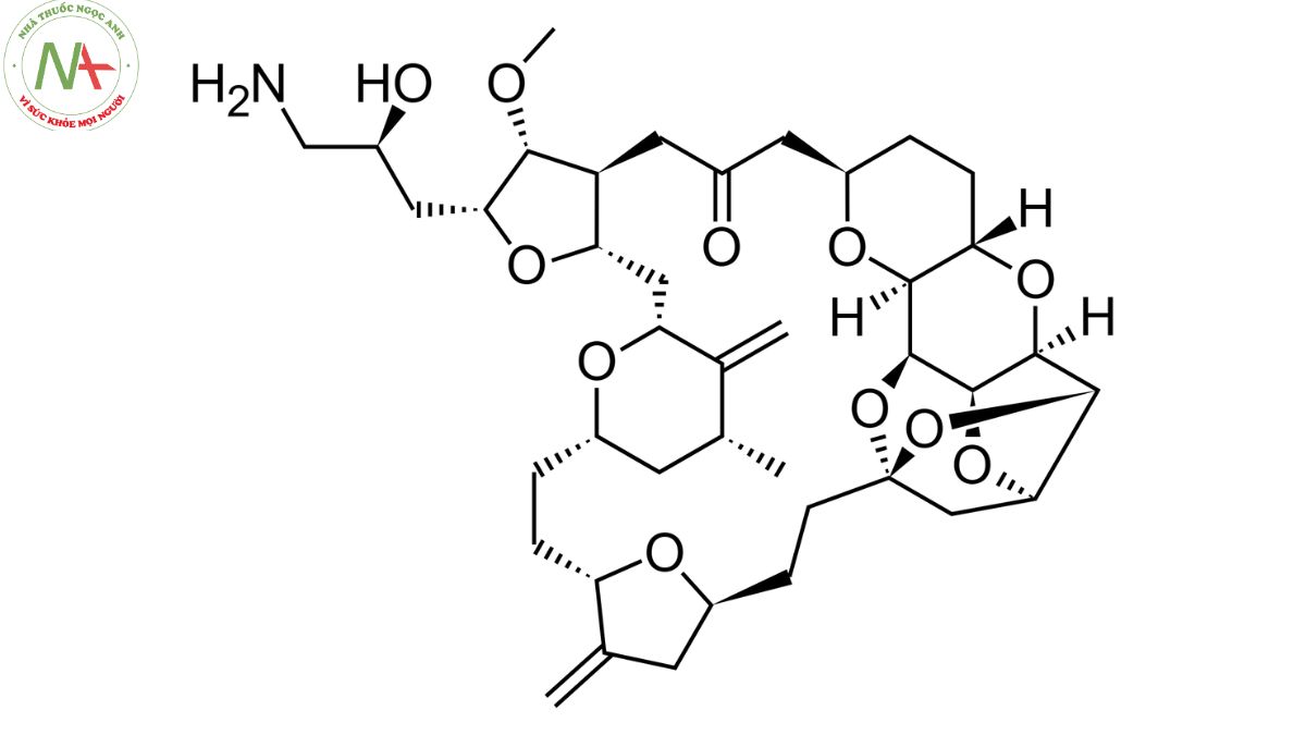 Cấu trúc phân tử Eribulin 
