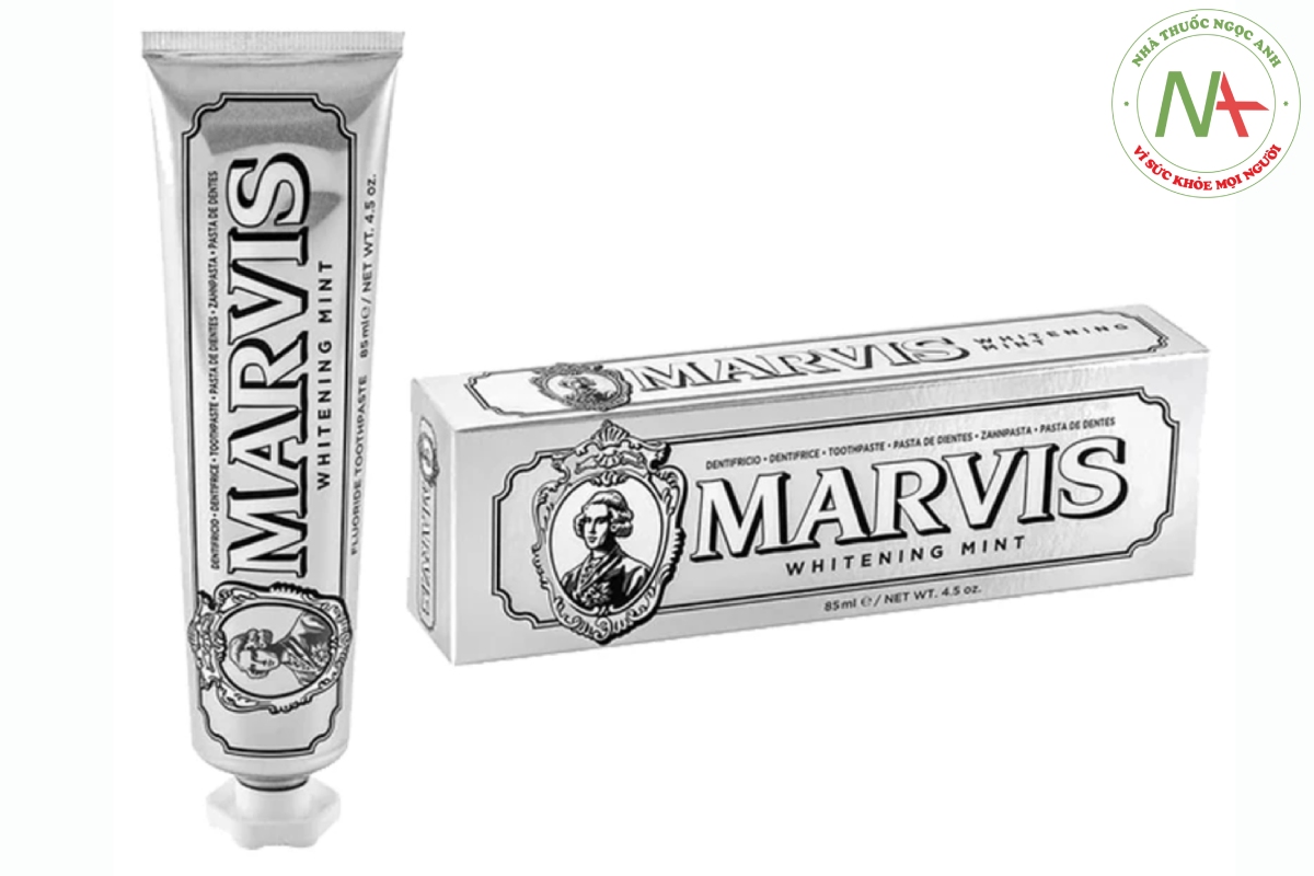 Kem đánh trắng răng Marvis Whitening Mint